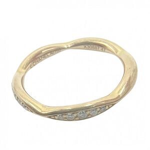 Chanel Ring Women's Camellia Collection Half Eternity Ring Accessories - Au750